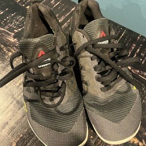 Reebok Men's Black and Gray Athletic Shoes